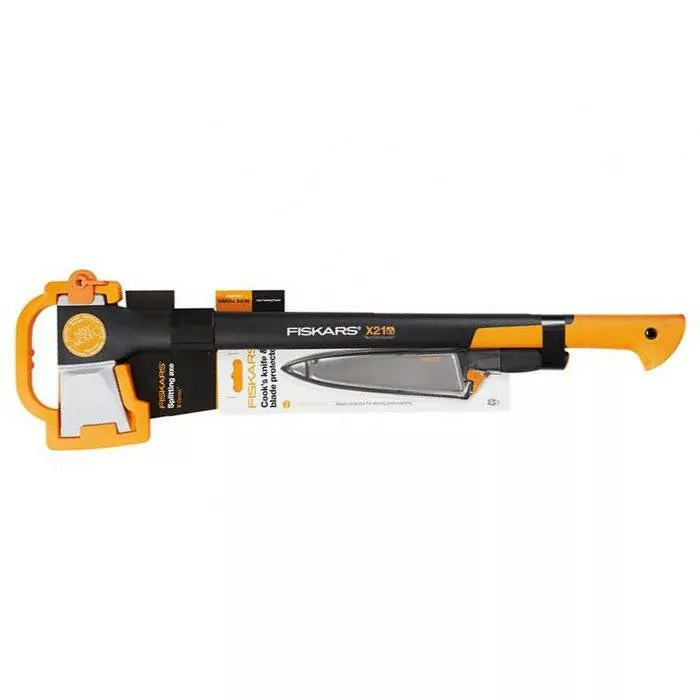Набор Fiskars топор-колун Х21 + нож поварской (170054)  