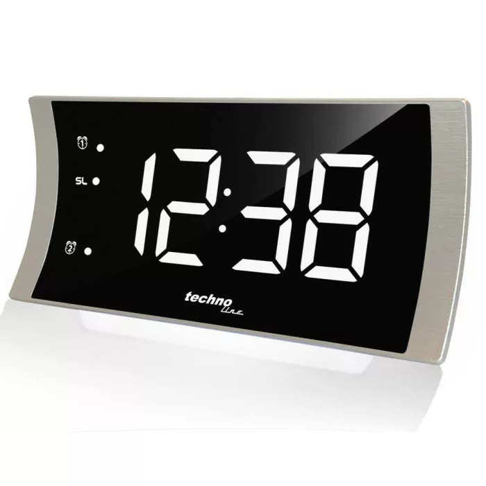 Часы настольные с радио Technoline WT494 Silver (WT494) 