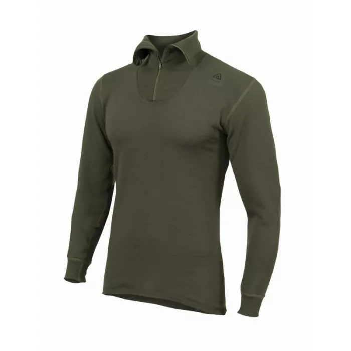 Термофутболка Aclima HotWool 230 gr Polo W/Zip Unisex OliveNight, M  