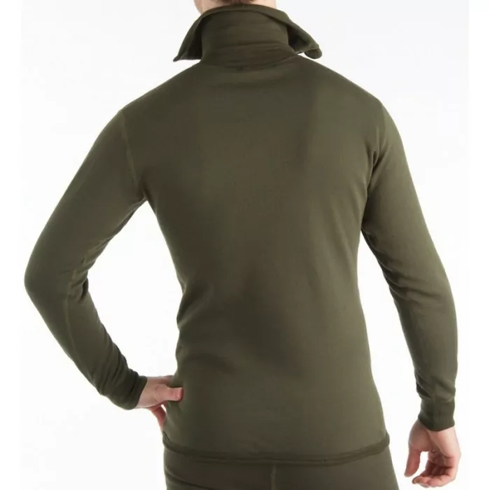 Термофутболка Aclima HotWool 230 gr Polo W/Zip Unisex OliveNight, M  