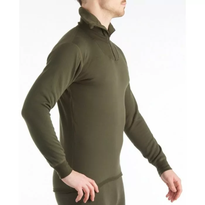 Термофутболка Aclima HotWool 230 gr Polo W/Zip Unisex OliveNight, M  