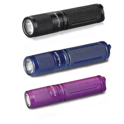 Фонарь-брелок Fenix E05 (2014 Edition) , серый,XP-E2 R3 LED, 85 лм., синий  