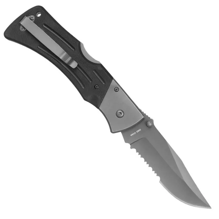 Нож Ka-Bar G10 Mule serrated  