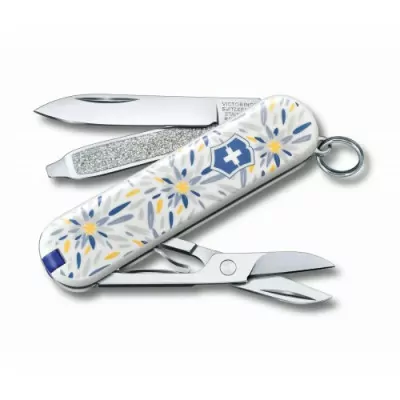 Складной нож брелок Victorinox Classic Limited Edition 2021&quot; Alpine Edelweiss &quot; (0.6223.L2109)
