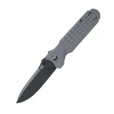 Нож Fox Predator II полусеррейтор серый FX-446GRS  