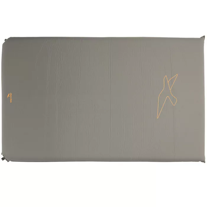 Коврик туристический Easy Camp Self-inflating Siesta Mat Double 5 cm Grey (300058)  