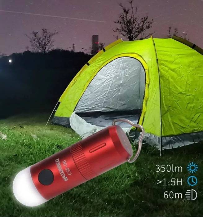 Фонарь Mateminсo CSF06 MINI, серый  