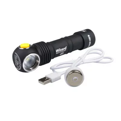 Мультифонарь Armytek Wizard v3 , магнитная зарядка, 18650 3200 mAh, XP-L , теплый (F05401SW)