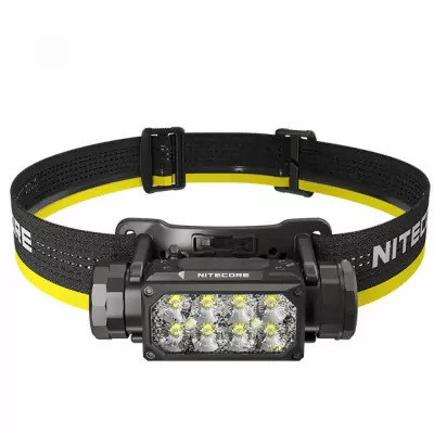 Фонарь налобный Nitecore HC65 UHE (8 x NiteLab UHE LED, 2000 люмен, 11 режимов, 18650, USB Type-C), черный