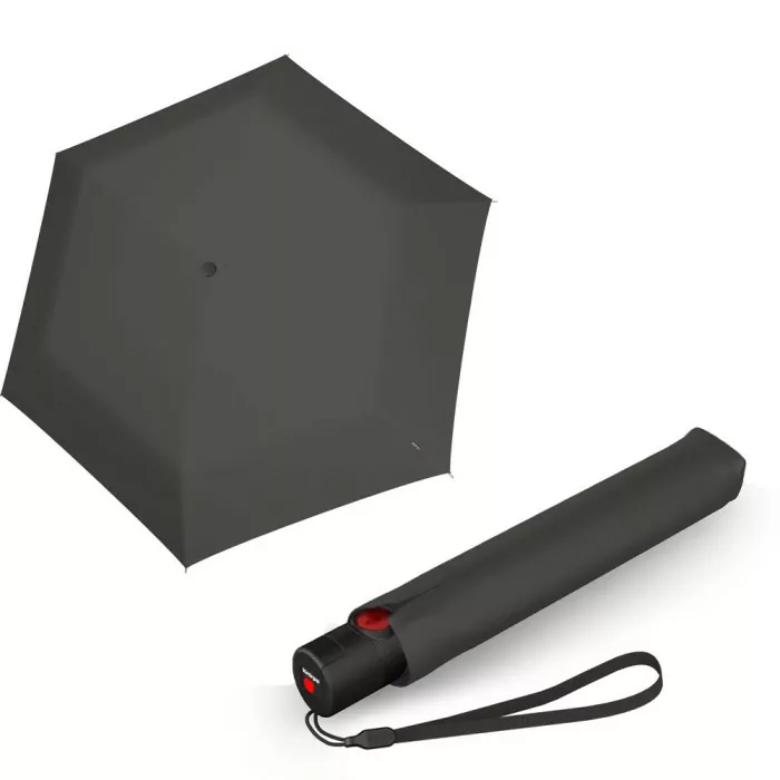 Зонт Knirps U.200 Dark Grey  Авто/Складной/6спиц /D97x26см  