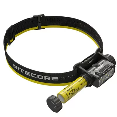 Фонарь налобный Nitecore HC70 UHE (6xNiteLab UHE LED, 1600 люмен, 10 режимов, 1x21700, USB-C)  