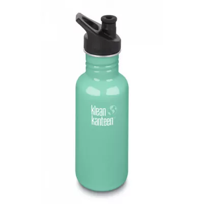 Спортивная бутылка для воды Klean Kanteen Classic Sport Cap 532 мл (бирюзовая)