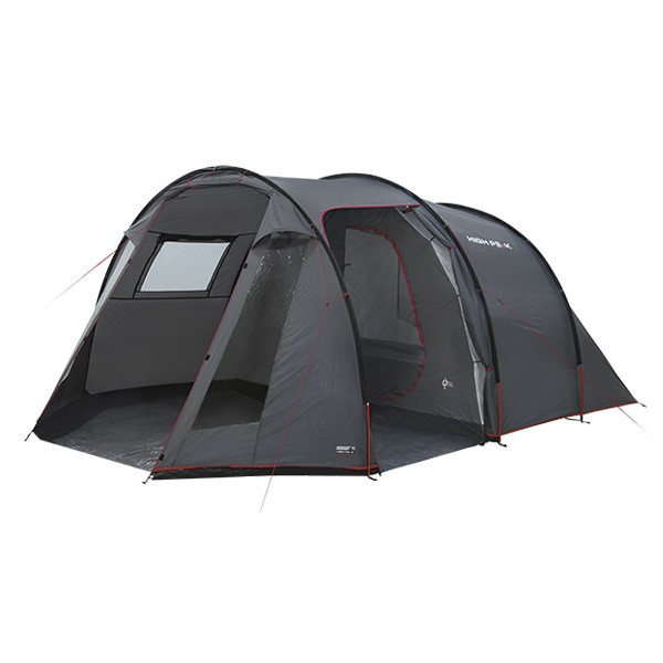 Палатка High Peak Ancona 4 (Dark Grey/Red)  