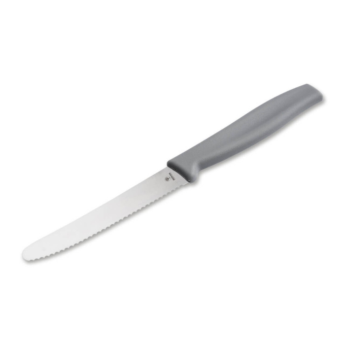 Серрейторный кухонный нож Boker Sandwich Knife, серый  