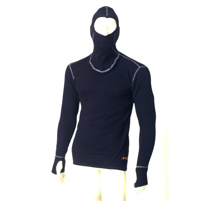 Огнестойкое худи Aclima Work X-Warm Hood Sweater DarkNavy, XL  