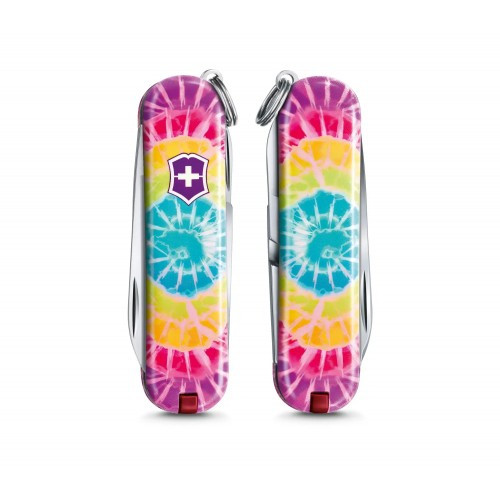 Складной нож-брелок Victorinox Classic Limited Edition 2021" Tie Dye " (0.6223.L2103)  