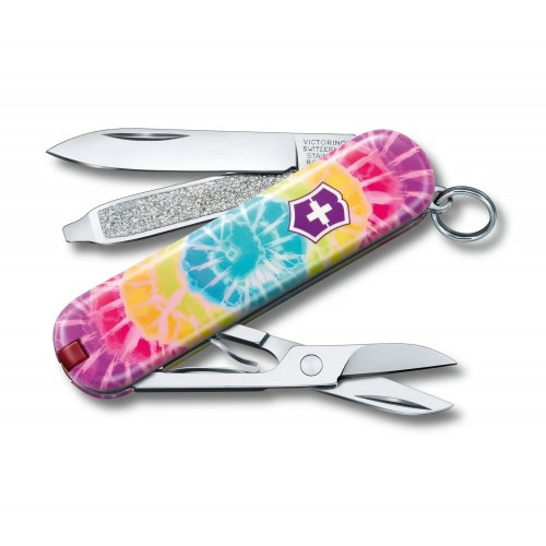 Складной нож-брелок Victorinox Classic Limited Edition 2021" Tie Dye " (0.6223.L2103)  