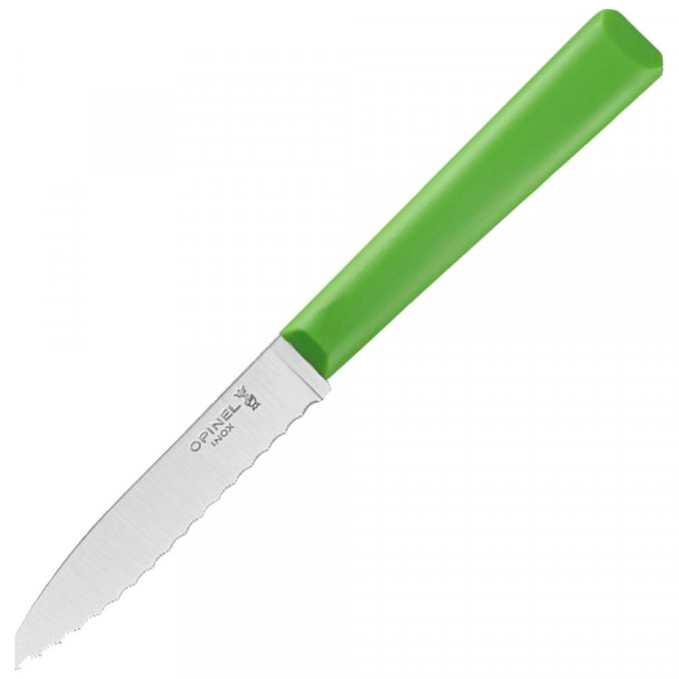Нож кухонный Opinel №313 Serrated, зеленый 