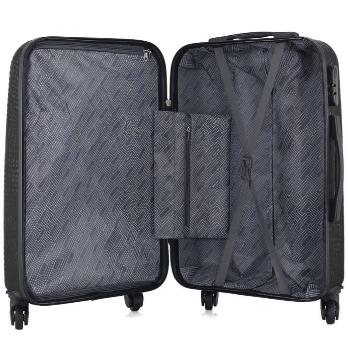 Чемодан Semi Line 28" (L) Black (T5638-3)  