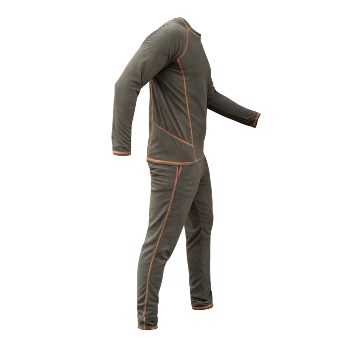 Термобелье мужское Tramp Microfleece комплект (футболка+штаны) olive UTRUM-020, UTRUM-020-olive-S  