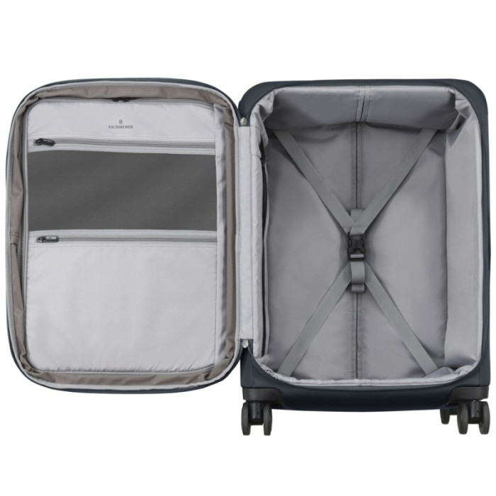 Чемодан на 4 колесах Victorinox Travel Connex SS/Deep Lake M Expandable 69/78 л (Vt609873)  