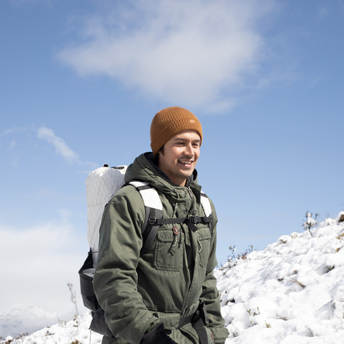 Шапка шерстяная Naturehike NH21FS553, коричневый  