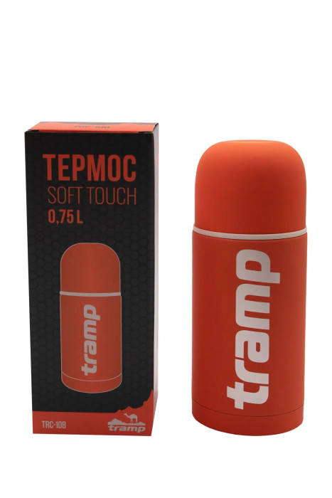 Термос Tramp Soft Touch 0,75л, Оранжевый  