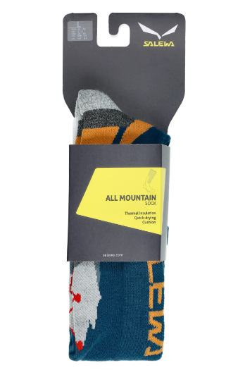 Носки Salewa ALL MOUNTAIN VP SK - синие, 35-37  