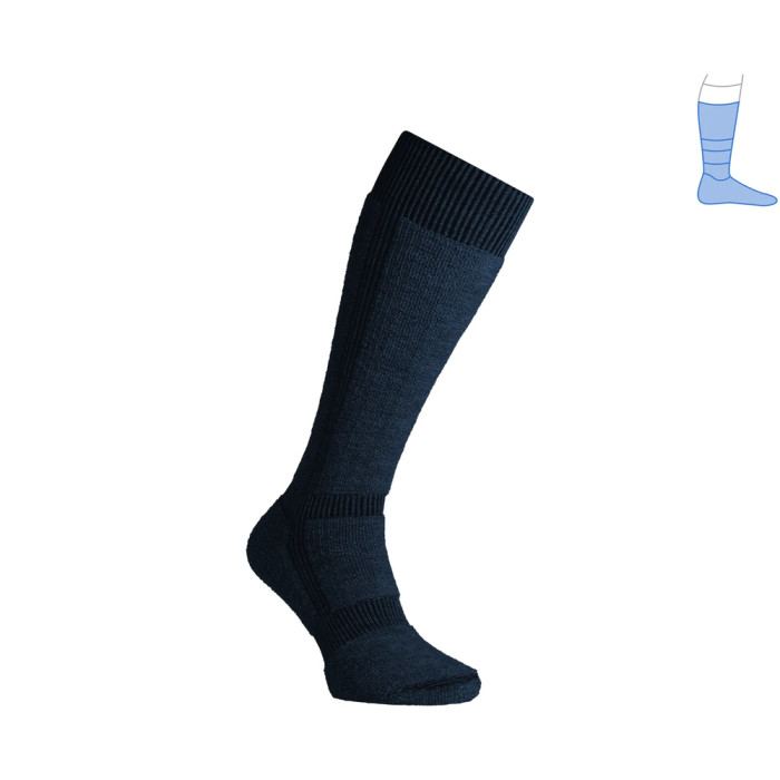 Термо носки защитные зимние Protector LongWinter темно-синие M 41-43  