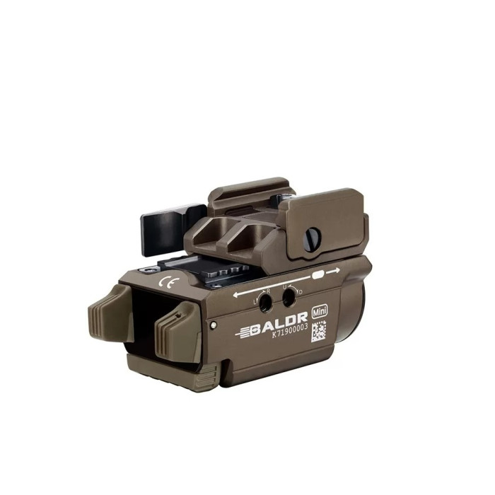 Фонарь Olight Baldr Mini-DT с ЛЦУ, зеленого цвета  