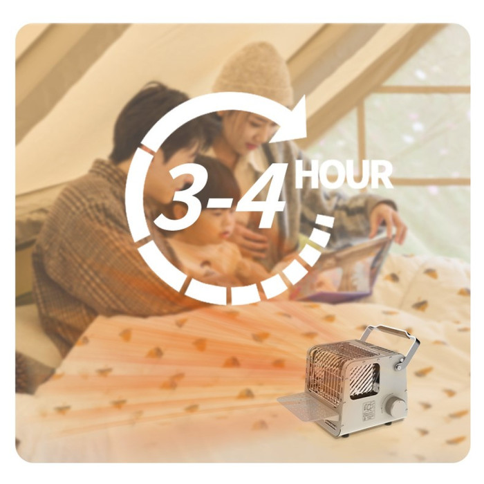 Мини обогреватель кассетный Naturehike CNK2300CW018, серый  