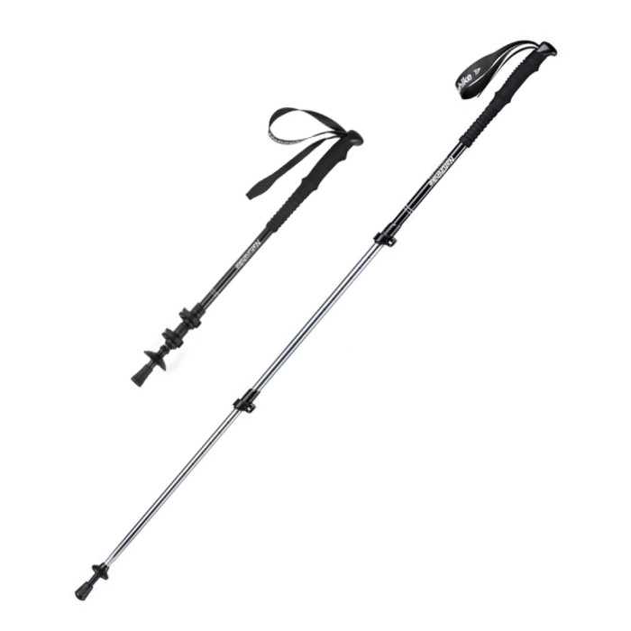 Трекинговая палка 3-сек. Naturehike Men ST 01 6061 AL NH17D001-Z, алюминий, черная  