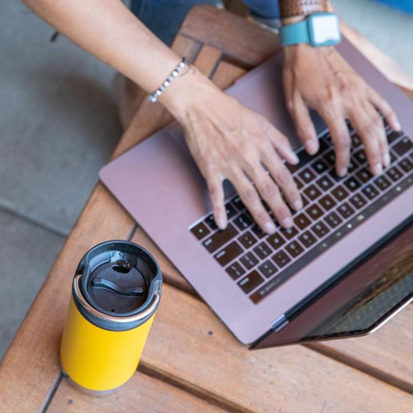 Термокружка Klean Kanteen TKWide Cafe Cap 355 мл Marigold  