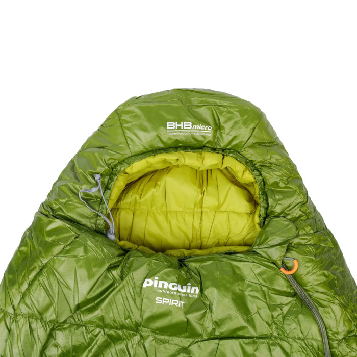 Спальный мешок Pinguin Spirit (-5/-12°C), 195 см - Right Zip, Green (PNG 232448) 2020  