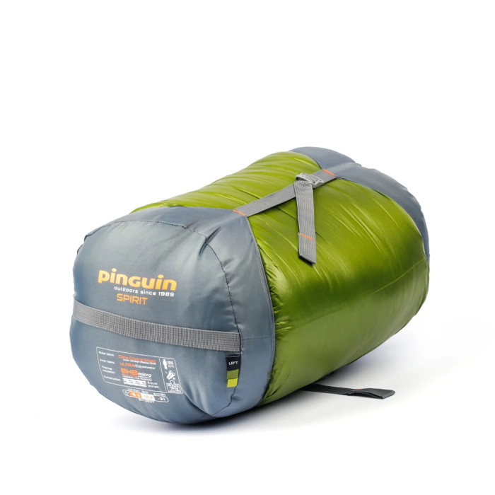 Спальный мешок Pinguin Spirit (-5/-12°C), 195 см - Right Zip, Green (PNG 232448) 2020  