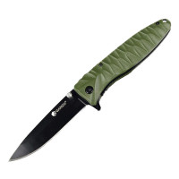 Нож Ganzo G620, черный клинок, зеленый