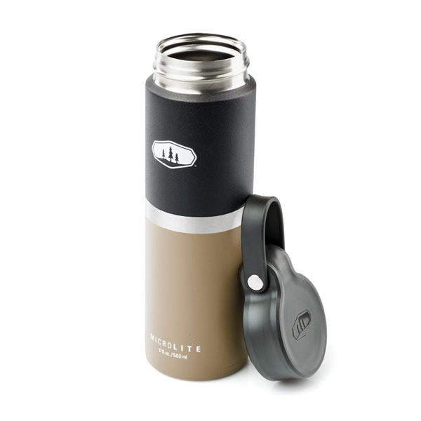 Термобутылка GSI Outdoors Microlite 500 Twist (черная/песочная)  