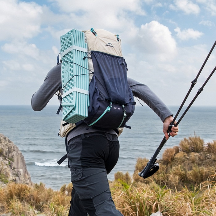 Коврик туристический складной одноместный Naturehike Troues R2.0 CNK2650WS025, 185 х 56 х 1,8 см, зеленый  