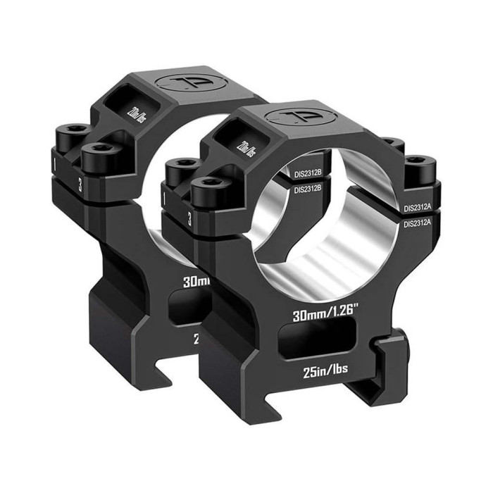 Кольца Discovery 6061 For Picatinny 30mm 1.26in DGPR2-30-1.26-61 (M240604)  