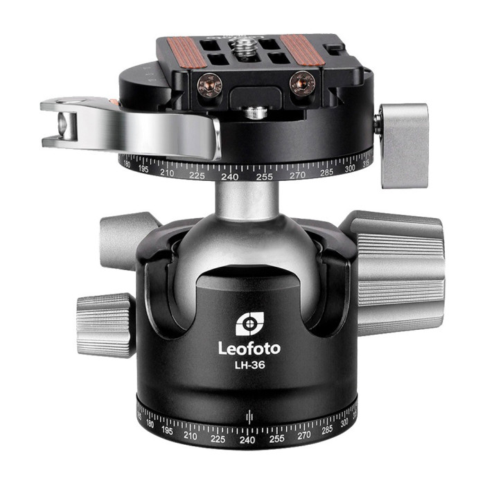 Головка штативная Leofoto LH-36PCL+NP-50 шариковая с зажимом ARCA. Шар: 36 мм  