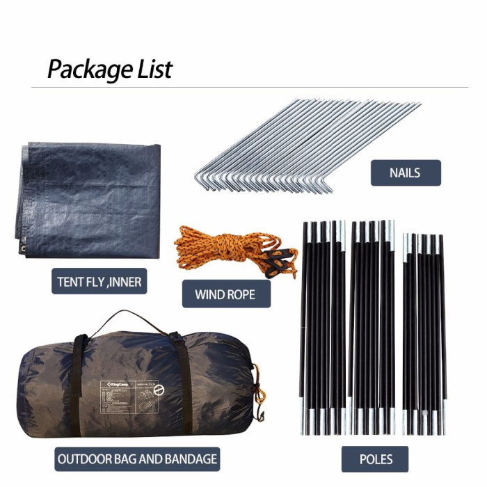 Палатка KingCamp Weekend (KT3008)  