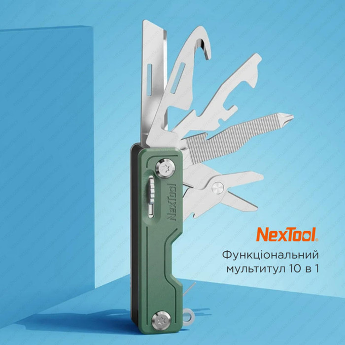 Мультитул NexTool Multi Functional Knife, зеленый  