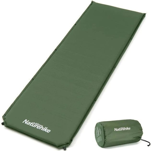 Матрас самонадувающийся 5 см Naturehike NH20DZ003, темно-зеленый  