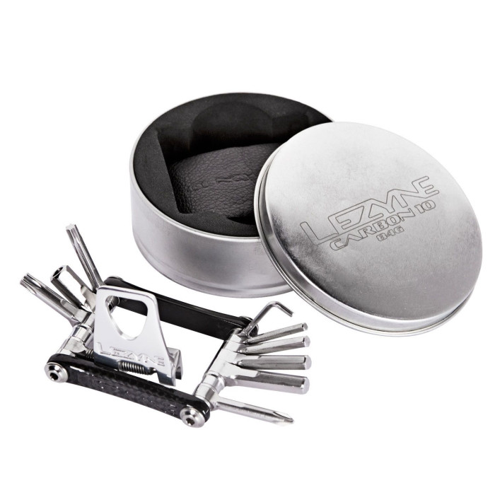 Мультитул Lezyne Carbon - 10, карбон серебристый  