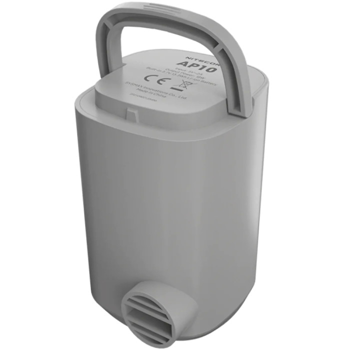 3в1 Насос, компрессор, вакууматор, фонарь Nitecore AP10 (4 насадки, Led 300 люмен)  