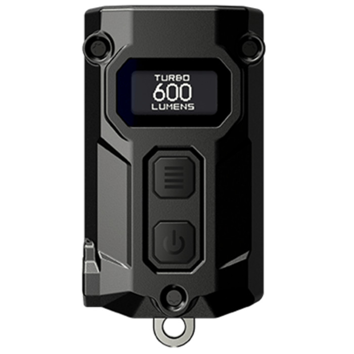 Фонарь наключный Nitecore TINI 3 (2xNiteLab UHE LED, 600 люмен, 5 режимов, USB-C), черный  