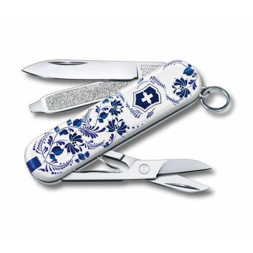 Складной нож-брелок Victorinox Classic, 58 mm, "Porcelain Elegance"  