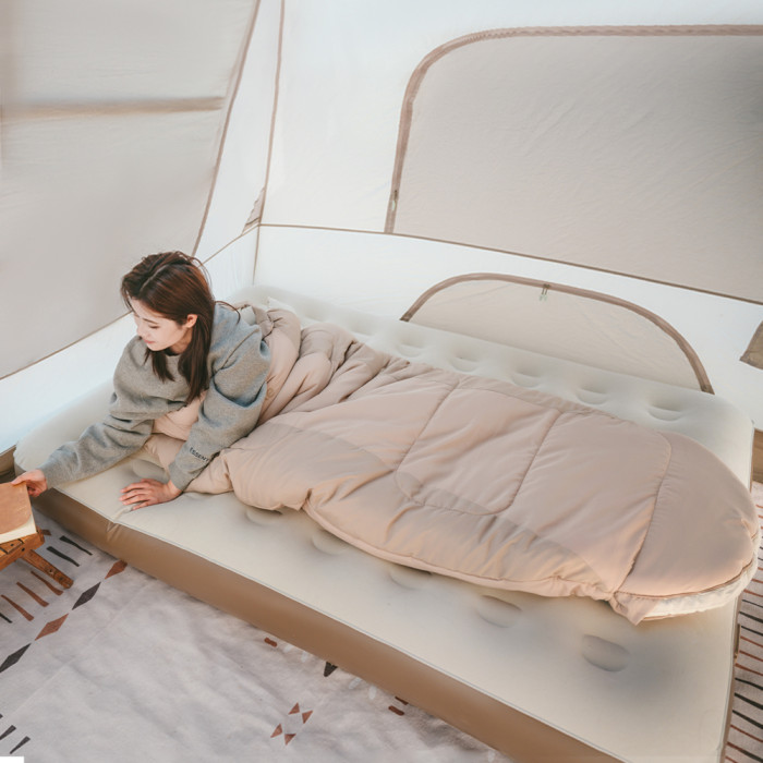 Спальный мешок овальный Naturehike PS200 CNK2350WS026, бежевый  