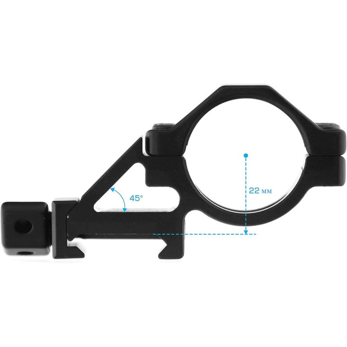 Крепление Leapers для фонаря 27мм/20мм  