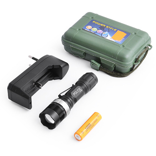 Карманный фонарь Police 8455X-XPE, серый Q5  